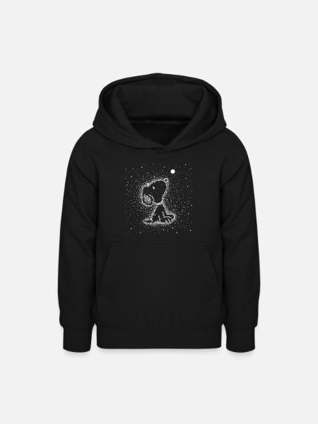 Peanuts Snoopy Sterne Sternzeichen - Teenager Hoodie - Schwarz