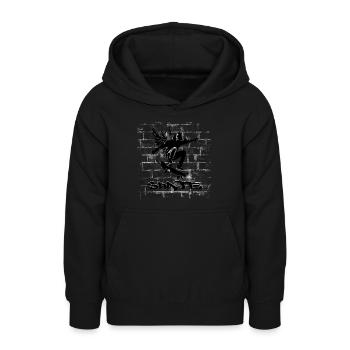 Skate - Teenager Hoodie - Schwarz - Vorne - AI Model Teenager Male light (155cm)
