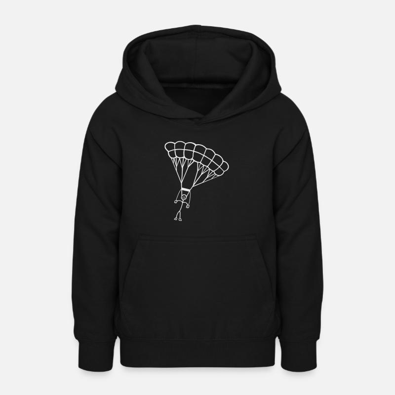 Paragliding - Sweat à capuche Ado - noir