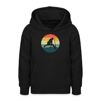 Scooter Scooter Stunt Stunt Scooter Stunt Roller - Teenager Hoodie - Schwarz - Vorne - AI Model Teenager Male light (155cm)