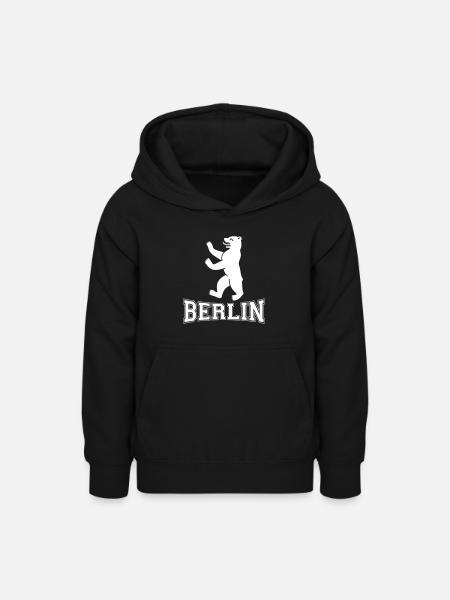 Berlin - Teenager Hoodie - Schwarz