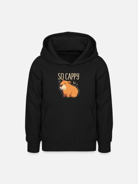 Capibara Capybara - Teenager Hoodie - Schwarz