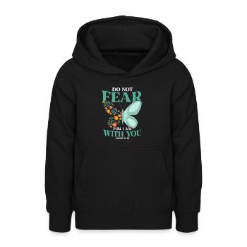 Christlich Inspirierend Jesus Gott Geschenk - Teenager Hoodie - Schwarz - Vorne - AI Model Teenager Male light (155cm)