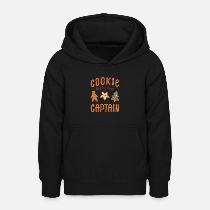 Capitaine de l’équipe de cuisson de biscuits Cookie - Sweat à capuche Ado - noir