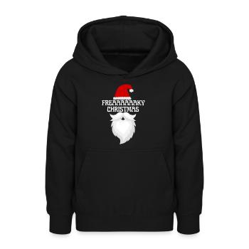 Weihnachtsmann Freaky Christmas Design - Teenager Hoodie - Schwarz - Vorne - AI Model Teenager Male light (155cm)