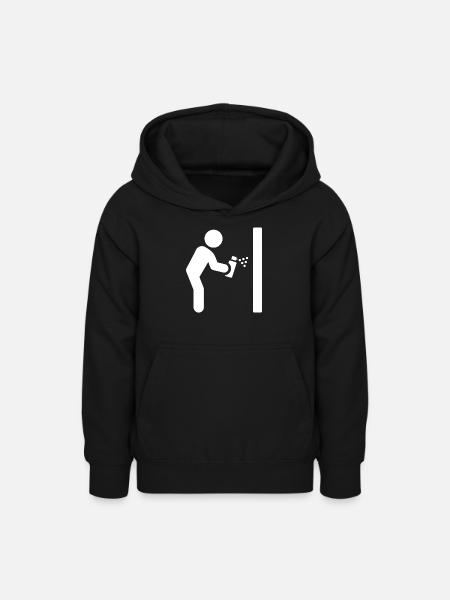 Graffiti Sprayer - Teenager Hoodie - Schwarz