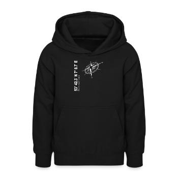 Norderney - Teenager Hoodie - Schwarz - Vorne - AI Model Teenager Male light (155cm)