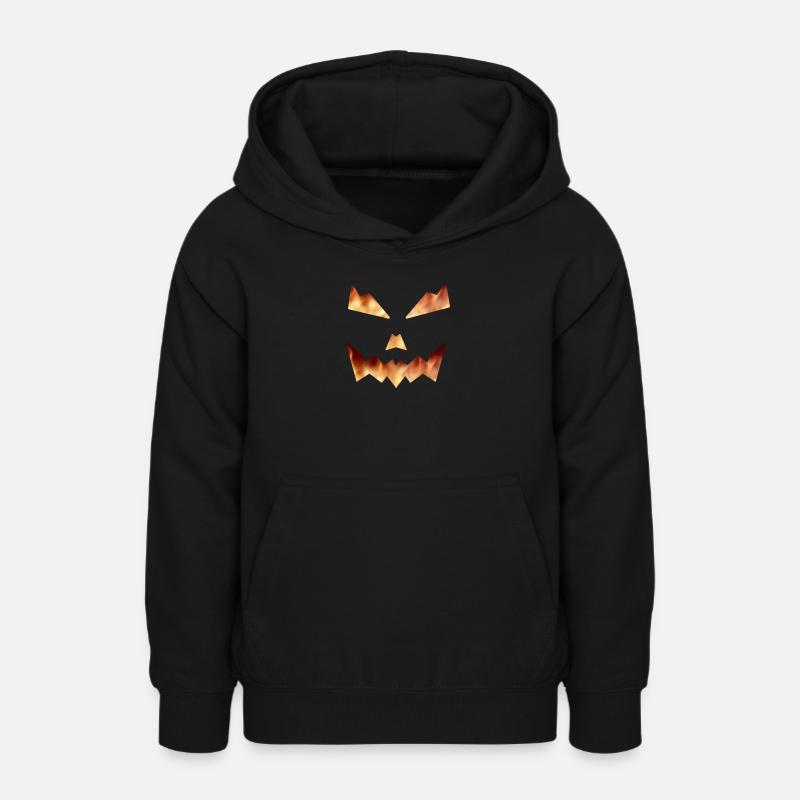 cetrouille d'halloween - Sweat à capuche Ado - noir