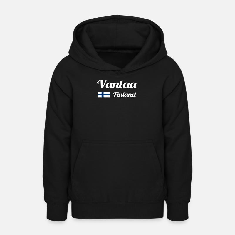 Vantaa Finlande Imprimer - Sweat à capuche Ado - noir