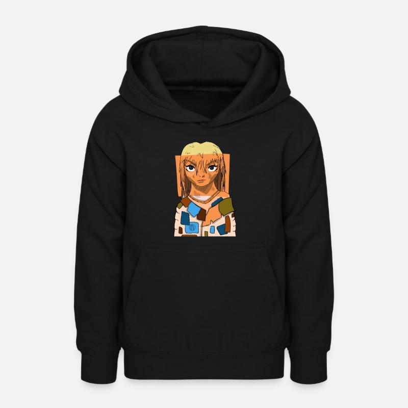 Anime Eyes Collage #4 - Teen Hoodie - black
