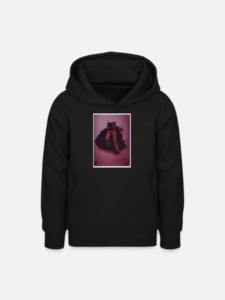 Run - Teenager Hoodie - Schwarz