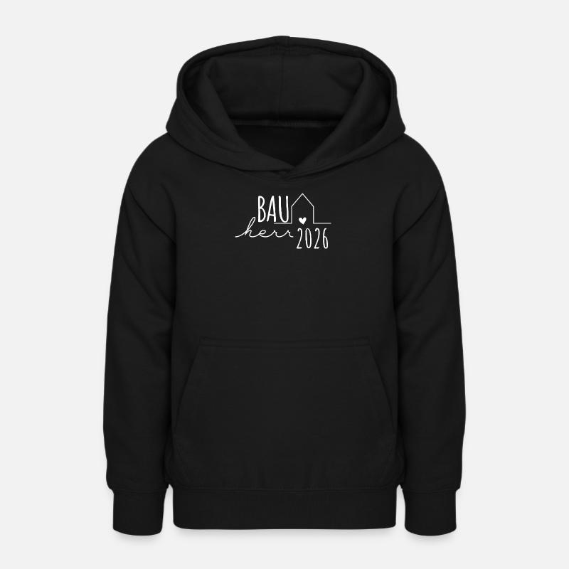 Constructeur 2026 - Builders Partnerlook Hausbau - Sweat à capuche Ado - noir