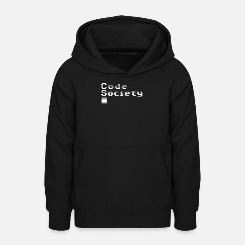 Code Society - Sweat à capuche Ado - noir