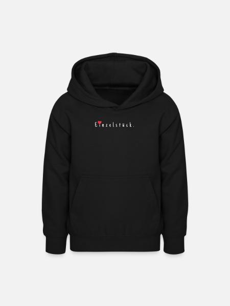 Einzelstück. - Teenager Hoodie - Schwarz
