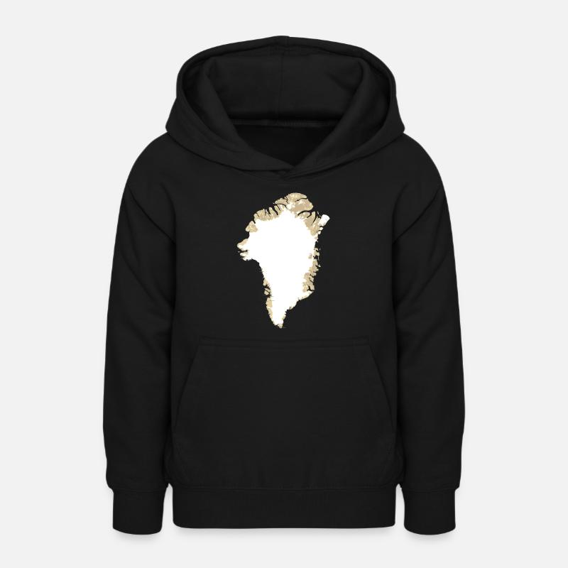 Groenland - Sweat à capuche Ado - noir