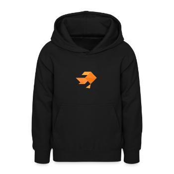 Goldfish - Tangram - Teen Hoodie - black - Front - AI Model Teenager Male light (155cm)