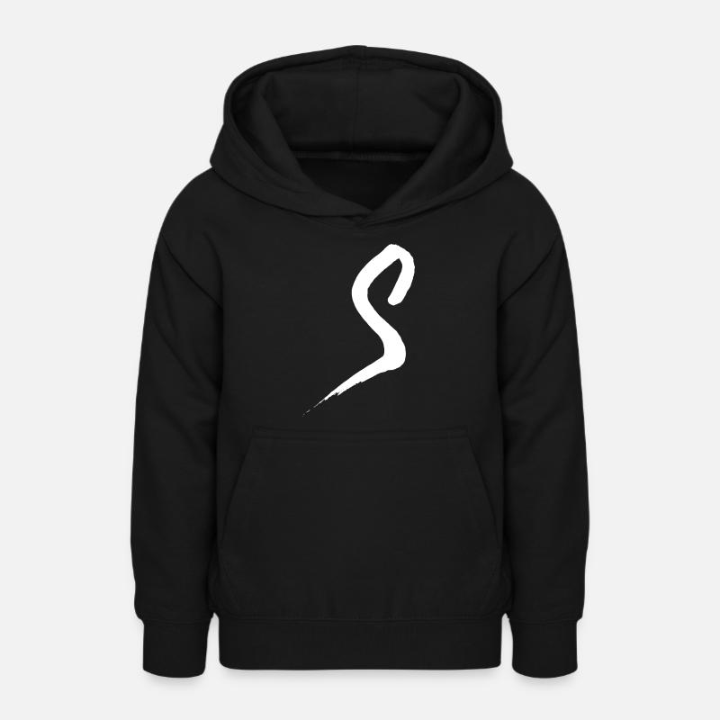 Trendy Cool Stylish S Lettre - Sweat à capuche Ado - noir