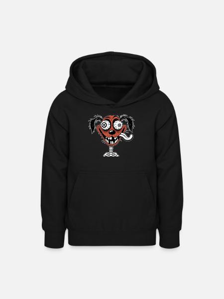 Dummer Hund - Teenager Hoodie - Schwarz