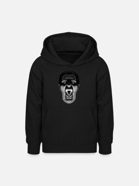 Fauchender Vampir - Teenager Hoodie - Schwarz