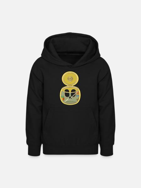 KABINE - Teenager Hoodie - Schwarz