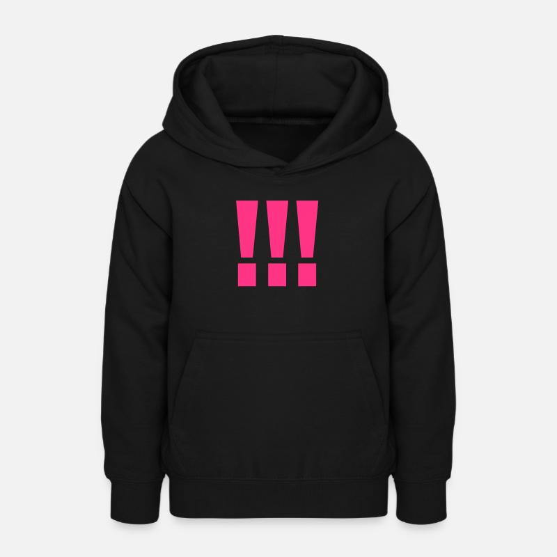 !!! - Sweat à capuche Ado - noir