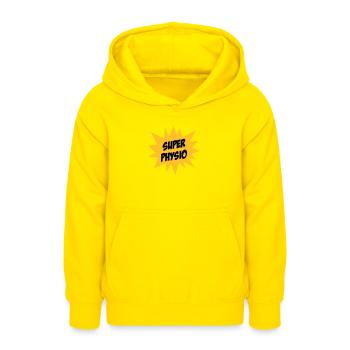 Super Physio - Teenager Hoodie - Gelb - Vorne - AI Model Teenager Male dark (155cm)