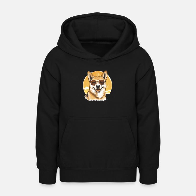 Akita - Sweat à capuche Ado - noir