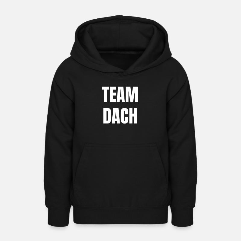 Toit de l’équipe - Sweat à capuche Ado - noir