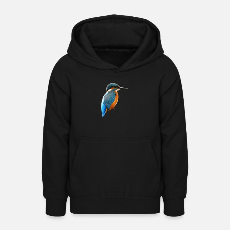 oiseau - Sweat à capuche Ado - noir