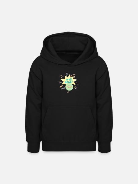 Bien joué - Sweat à capuche Ado - noir