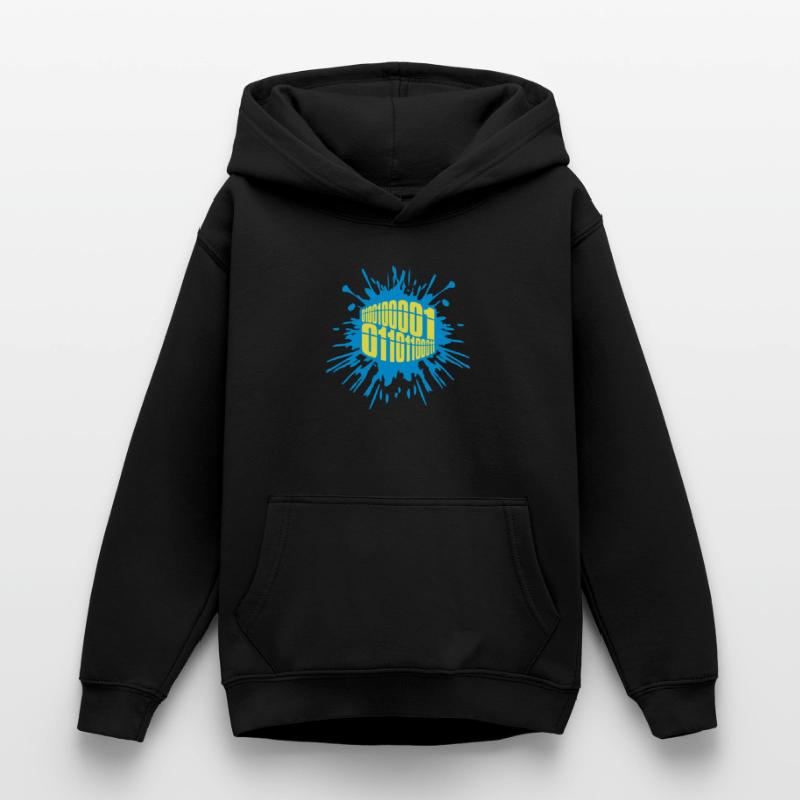 Binary Code Program Language Teen Hoodie