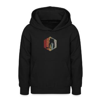 Eis Curling Curler Eisstockschießen Retro Geschenk - Teenager Hoodie - Schwarz - Vorne - AI Model Teenager Male light (155cm)