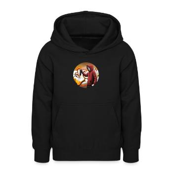 Spayer - Grafitti - Teenager Hoodie - Schwarz - Vorne - AI Model Teenager Male light (155cm)