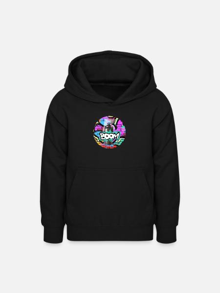 Grafitti Boom Spraydose - Teenager Hoodie - Schwarz