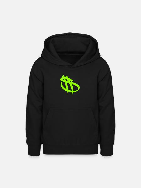Dollarzeichen - Teenager Hoodie - Schwarz