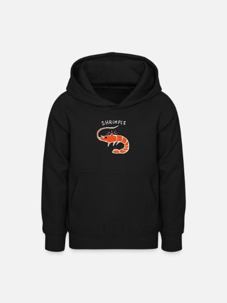 Garnelen Pickel Garnelen - Teenager Hoodie - Schwarz