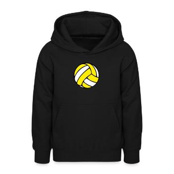 Beachvolleyball Beachball 2510 - Teenager Hoodie - Schwarz - Vorne - AI Model Teenager Male light (155cm)