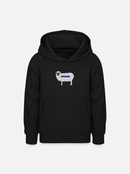 Ameland Schaf - Teenager Hoodie - Schwarz