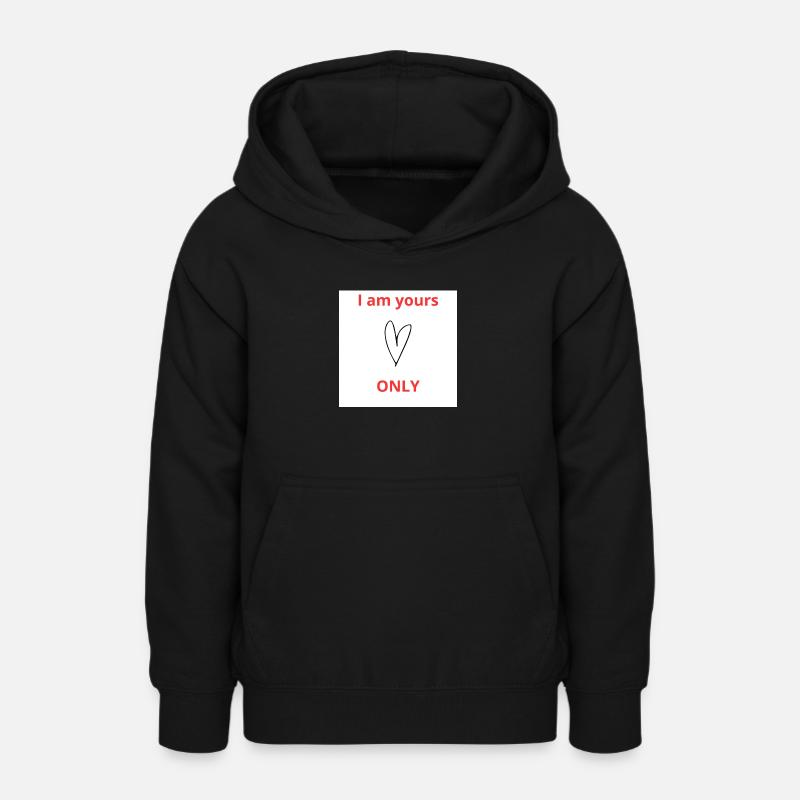 Jeg er bare din - Hettegenser for tenåringer - svart