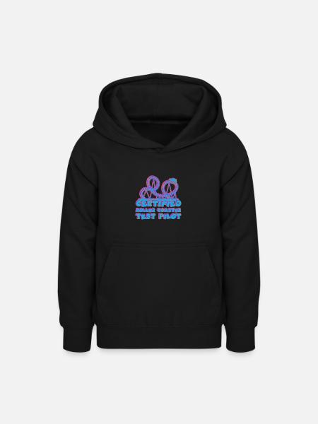 Achterbahn Freizeitpark Vergnügungspark - Teenager Hoodie - Schwarz