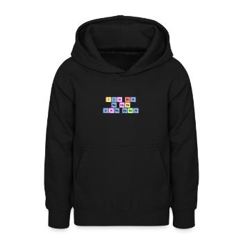 ich bin ne Hexe ohne Besen - Chemische Elemente2 - Teenager Hoodie - Schwarz - Vorne - AI Model Teenager Male light (155cm)