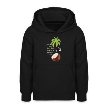 Coconut Tree Kamala Harris La Demokraten Wahl 2024 - Teenager Hoodie - Schwarz - Vorne - AI Model Teenager Male light (155cm)