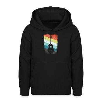 Gitarre - Teenager Hoodie - Schwarz - Vorne - AI Model Teenager Male light (155cm)