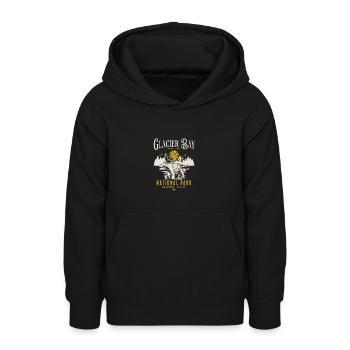 Glacier Bay Nationalpark Alaska - Teenager Hoodie - Schwarz - Vorne - AI Model Teenager Male light (155cm)