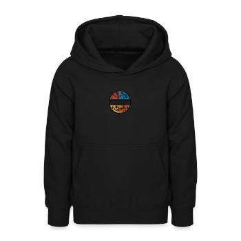 Balboa Island Kalifornien Stilvoller Urlaub - Teenager Hoodie - Schwarz - Vorne - AI Model Teenager Male light (155cm)