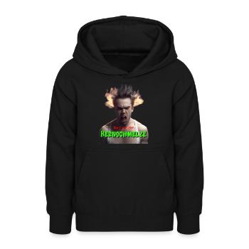 Kurz vor der Kernschmelze Geschenk - Teenager Hoodie - Schwarz - Vorne - AI Model Teenager Male light (155cm)