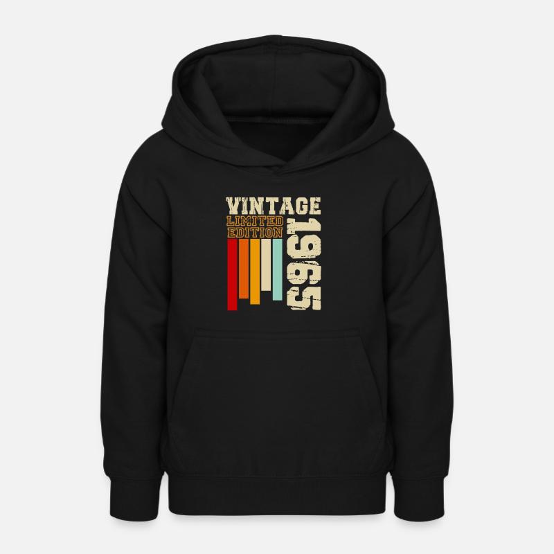 1985 - Sweat à capuche Ado - noir