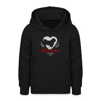 Havaneser Liebe mit Herz - Teenager Hoodie - Schwarz - Vorne - AI Model Teenager Male light (155cm)