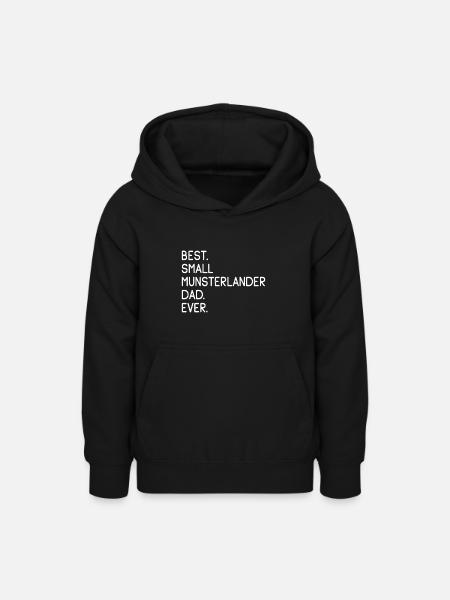 Small Münsterländer Dad - Teenager Hoodie - Schwarz
