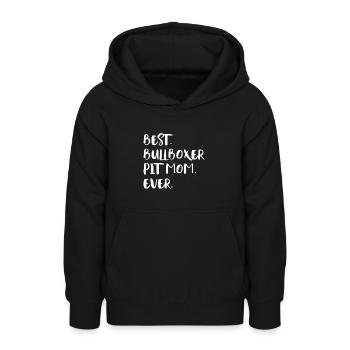 Bullboxer Pit - Teen Hoodie - black - Front - AI Model Teenager Male light (155cm)